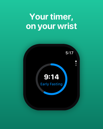 Fasting timer on Apple Watch